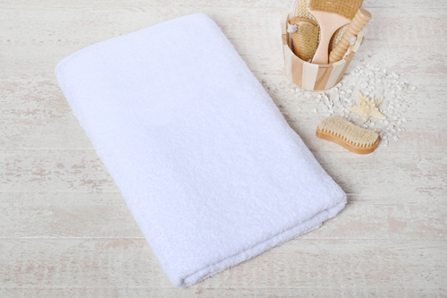 Walkfrottier - Decke 158x220 cm weiß  Walkfrottier - Decke 158x220 cm weiß